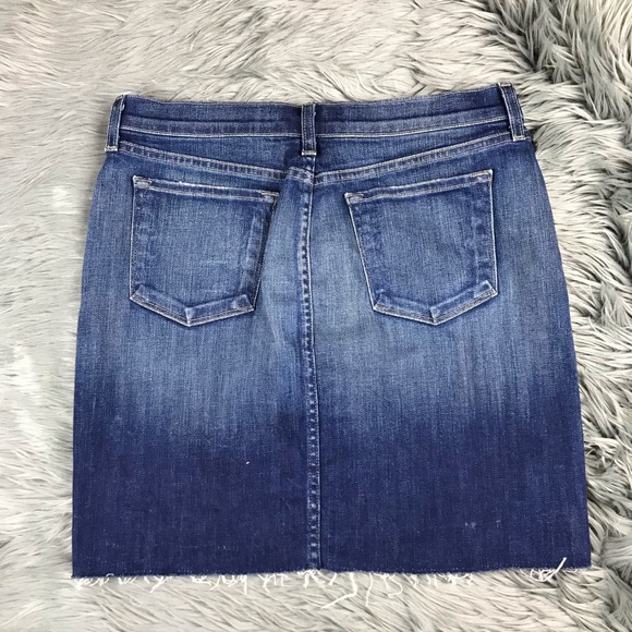 J Brand Rosalie Raw Hem Button Fly Jean Skirt 31 - Picture 6 of 6